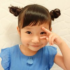 キュートなアシメバング