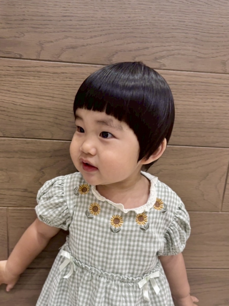 子供の髪型 丸みショート