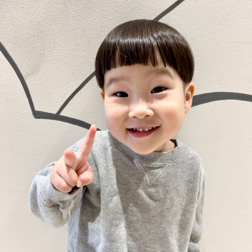こどもの髪型 元気マッシュ