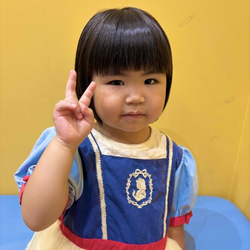 こどもの髪型　つやボブ