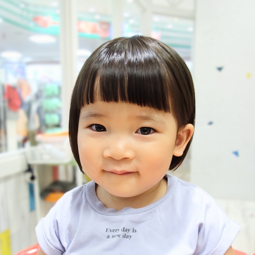 子どもの髪型ボブスタイル