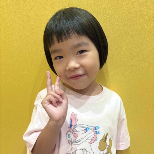 子どもの髪型 ショートボブ