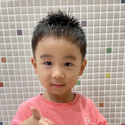 子どもの髪型 　ソフトモヒカン