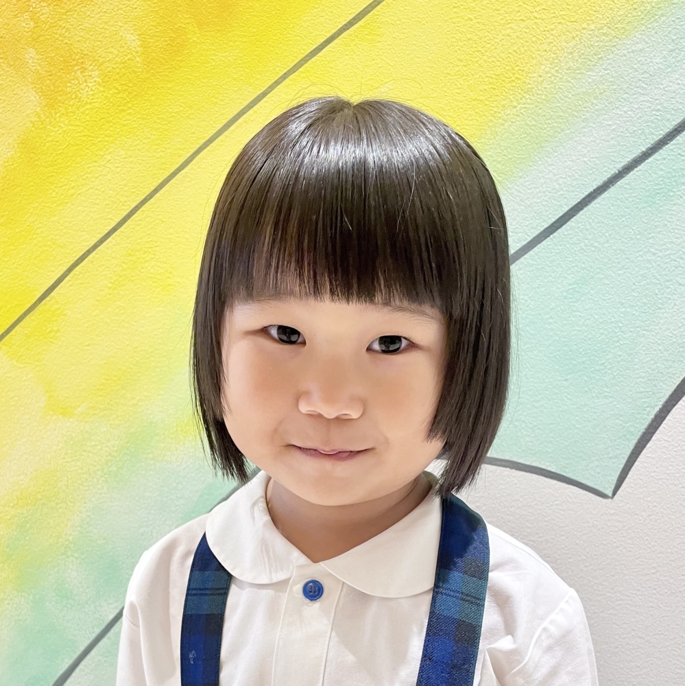 こどもの髪型　あのちゃんボブ