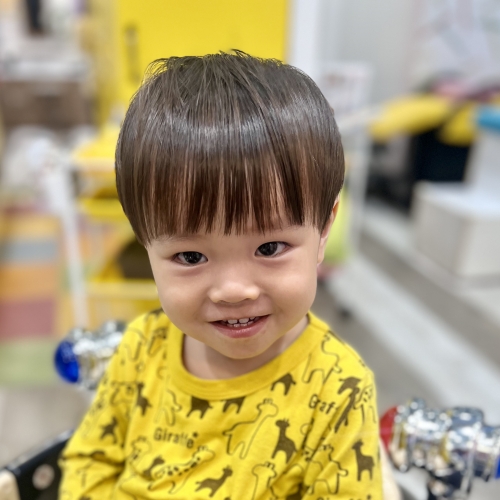 こどもの髪型 ナチュラルショート