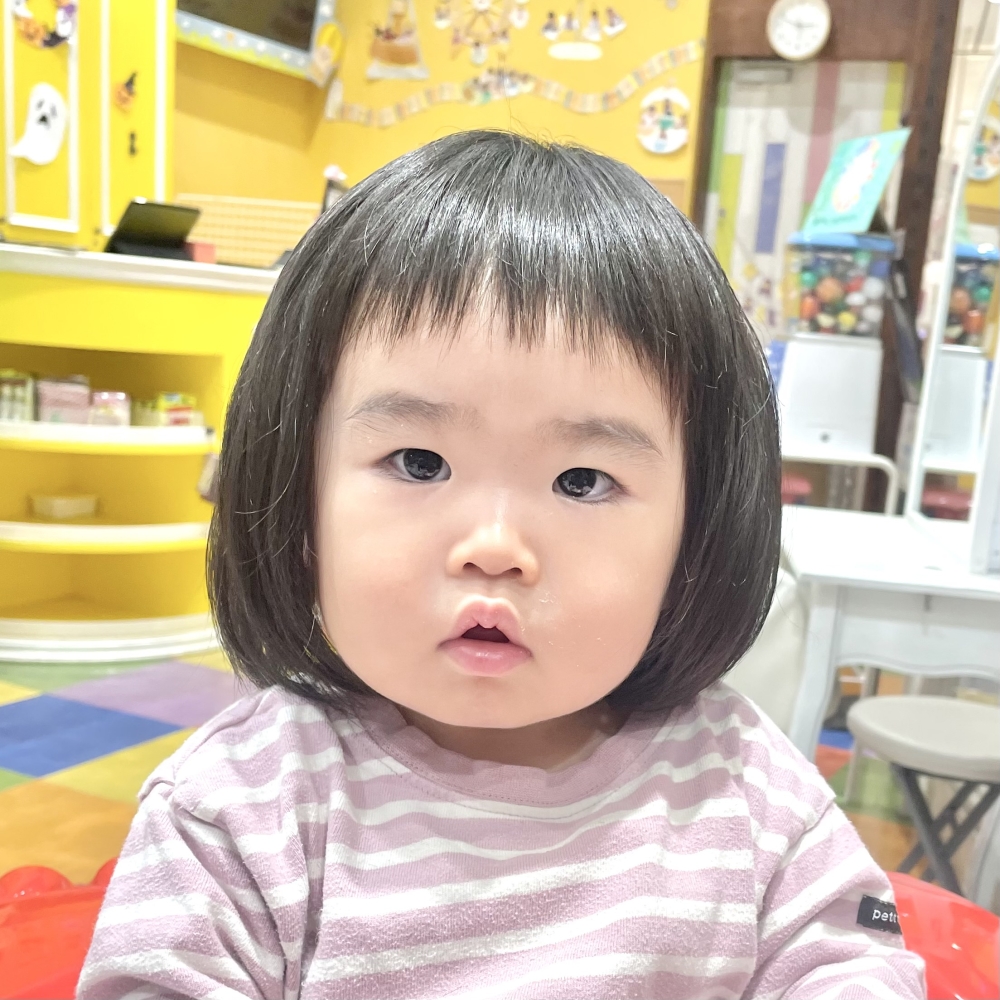 こどもの髪型　ボブ