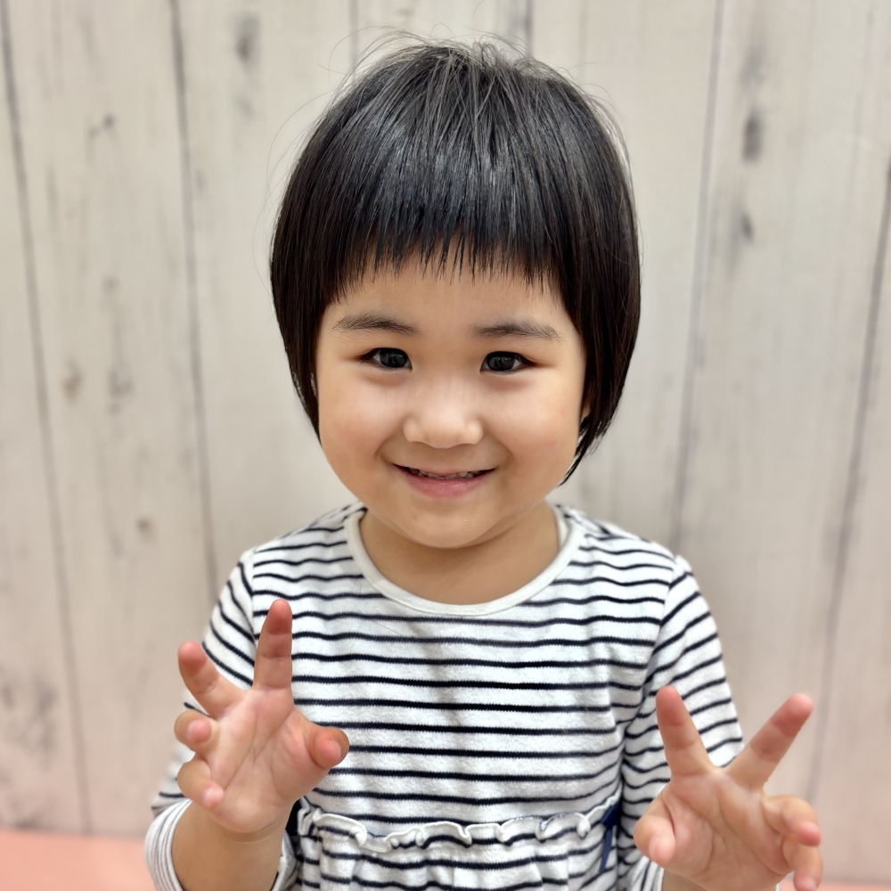 こどもの髪型 ショートボブ