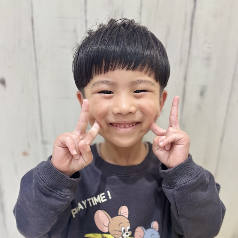 こどもの髪型 おにいさんマッシュ