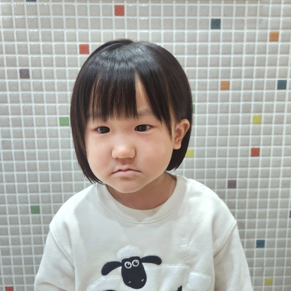 こどもの髪型　ボブ