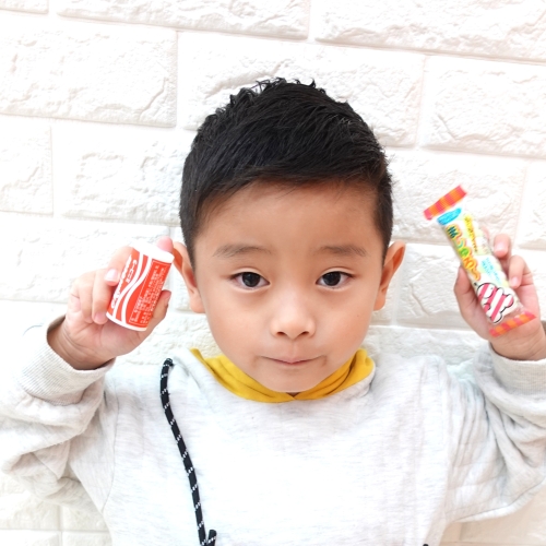 前髪アップのスタイル