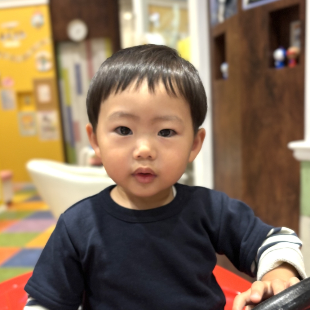 こどもの髪型　耳だし