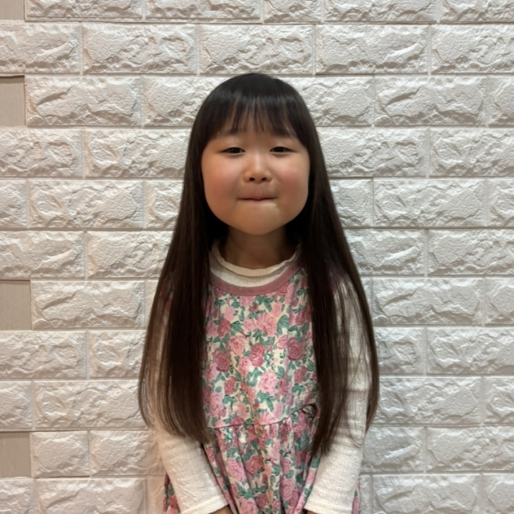 こどもの髪型  ロングスタイル