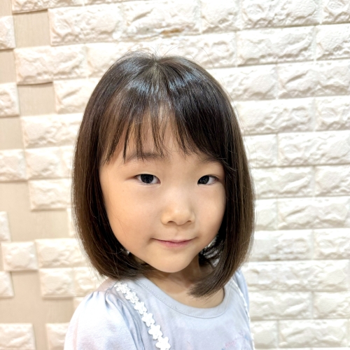 こどもの髪型　ボブスタイル