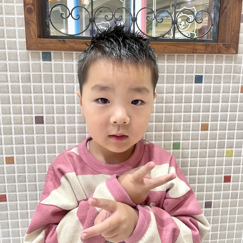 こどもの髪型　ソフトモヒカン