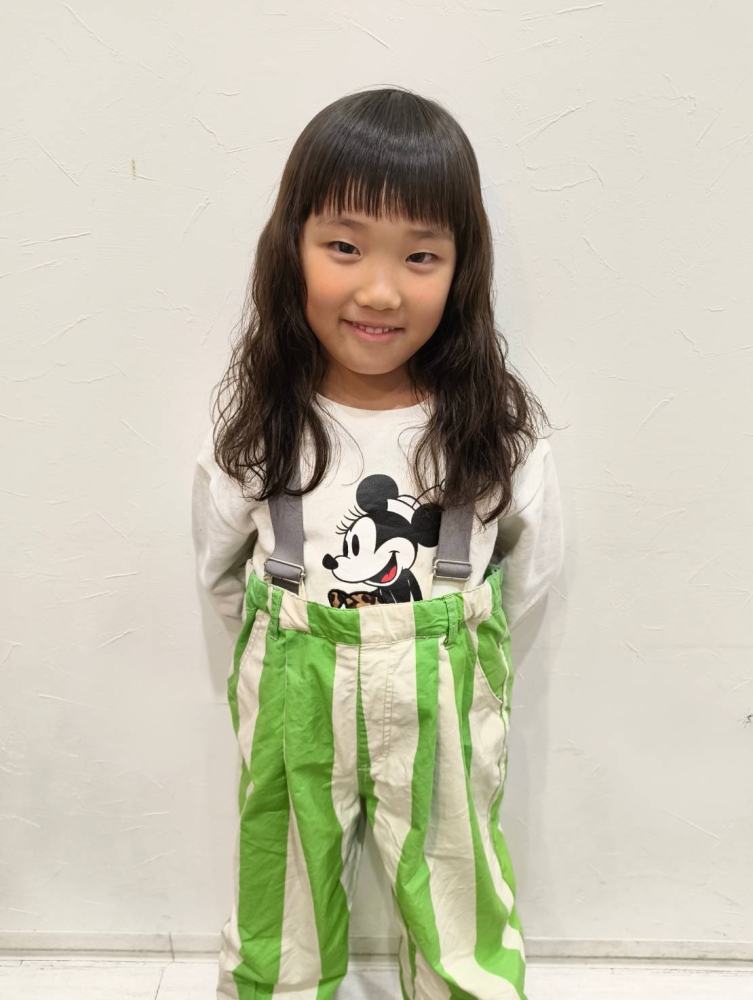 こともの髪型　パーマスタイル