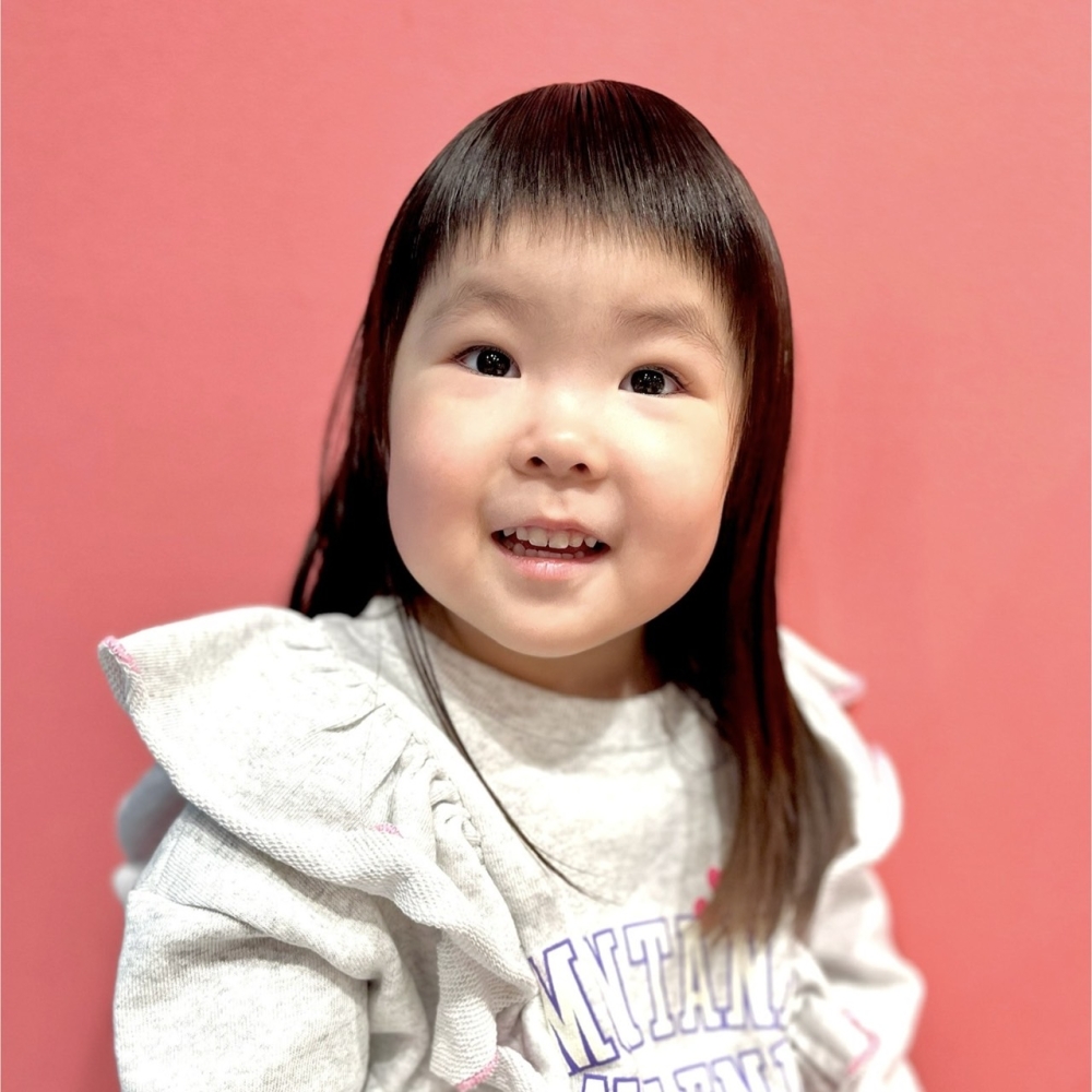 こどもの髪型　さらつやロング