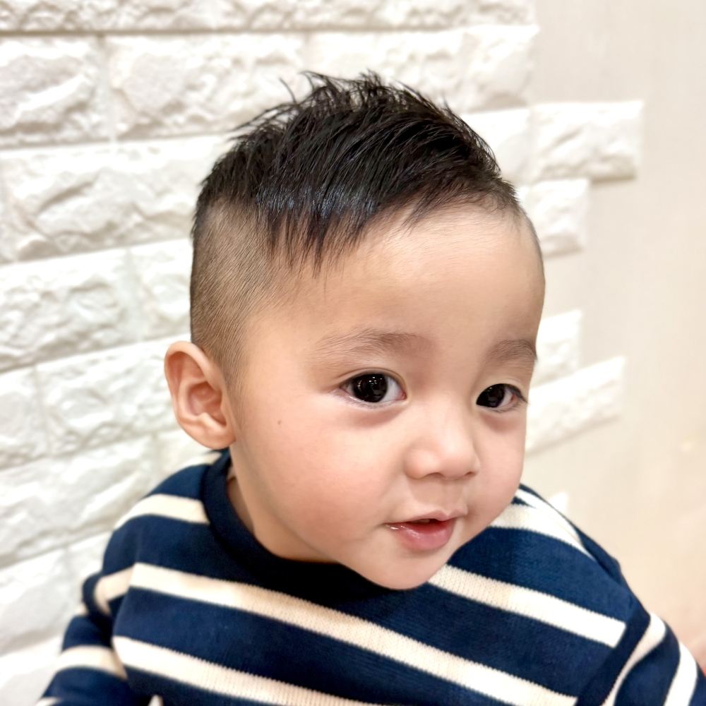 こどもの髪型　ベビーフェード