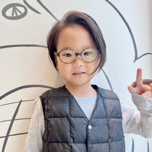 こどもの髪型　ふんわりボブ