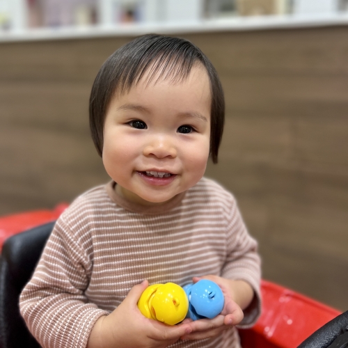 子供の髪型 ベビーショートボブ