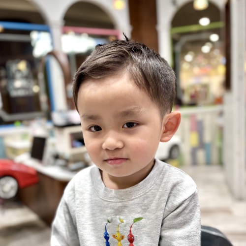 こどもの髪型　ソフモヒ