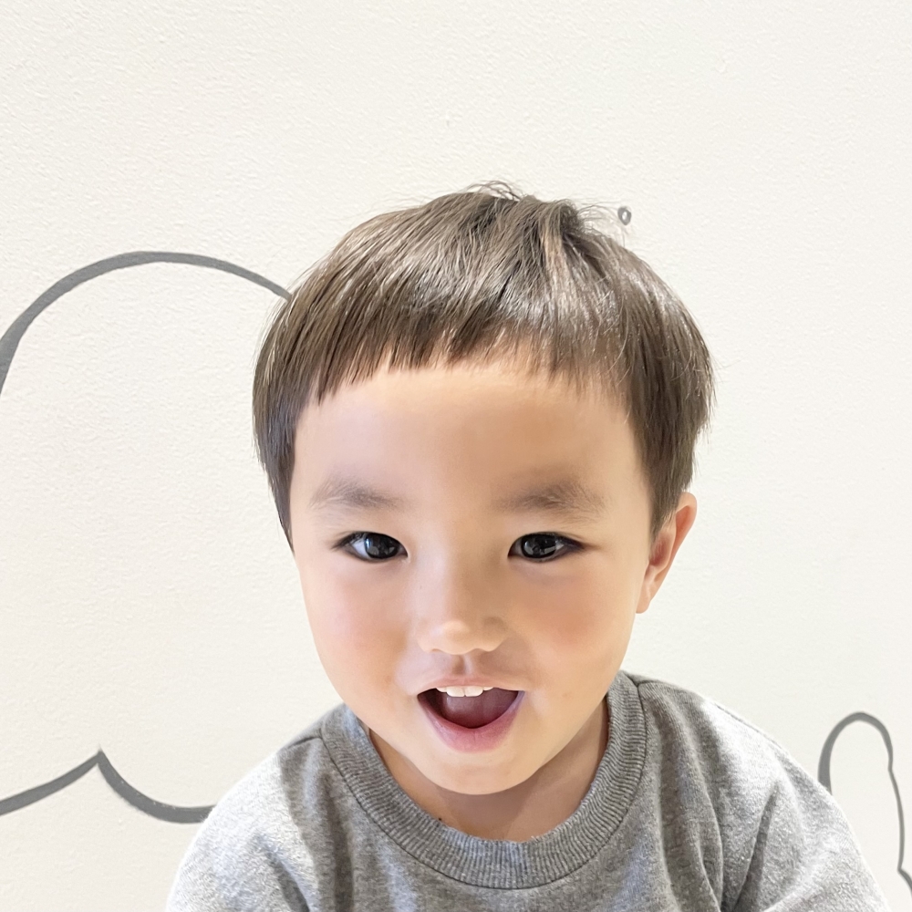 こどもの髪型　ラウンドマッシュ