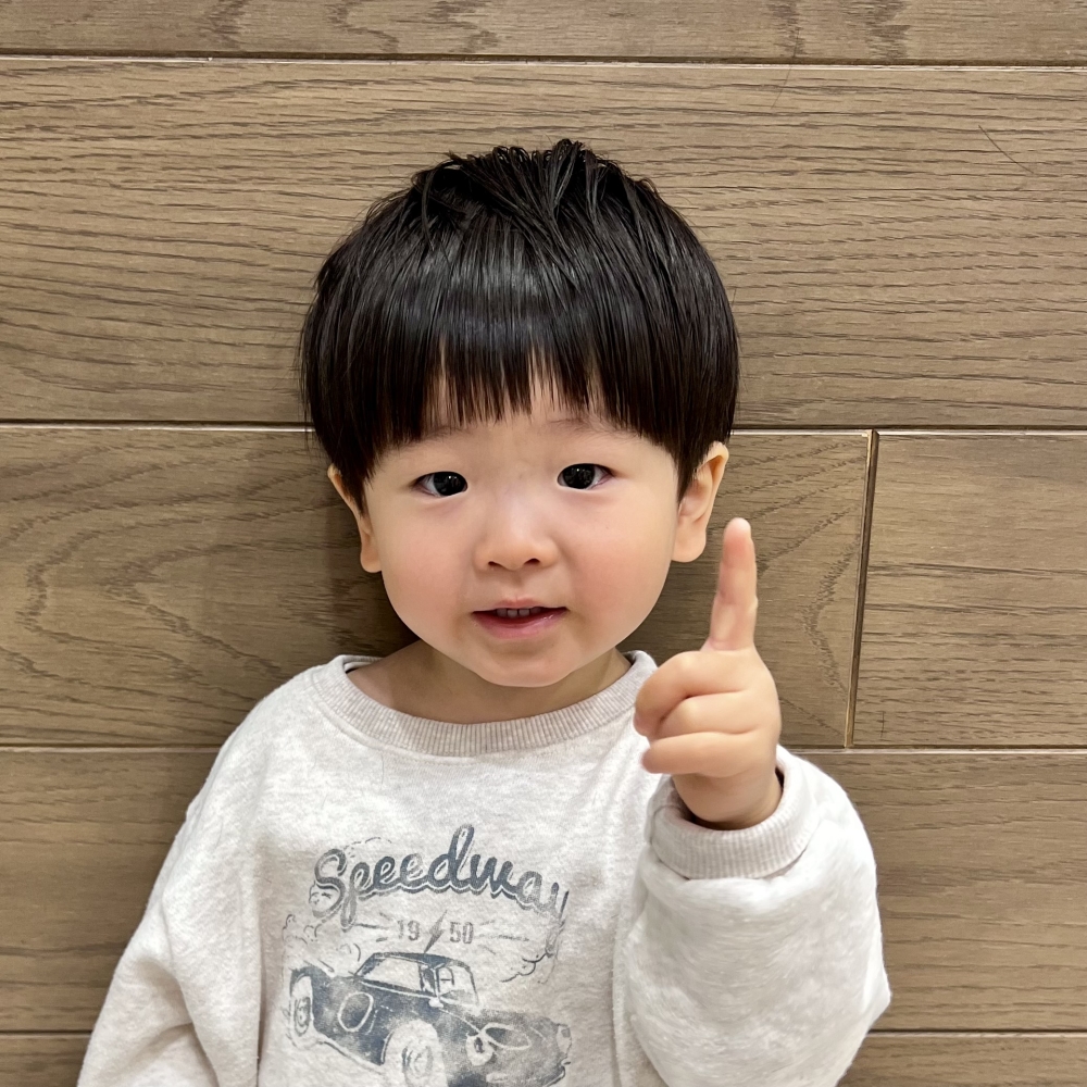 こどもの髪型　韓国風ショート