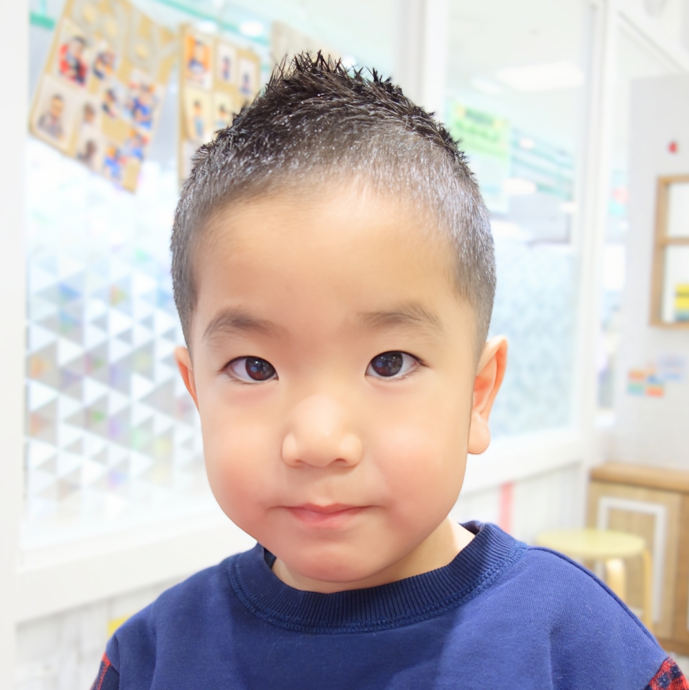 子どもの髪型ベリーショートスタイル